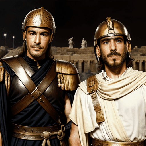 Décor immersif Acropole et colonnes ioniques généré par IA