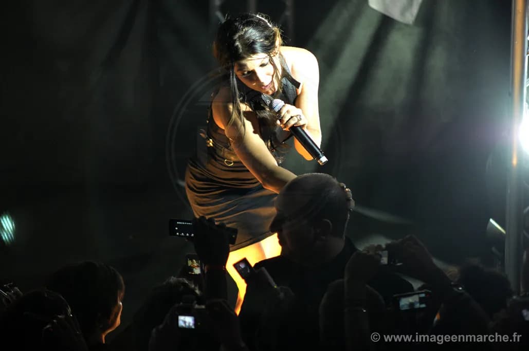 Black Eyed Peas sur scène lors d'un concert privé Universal Music