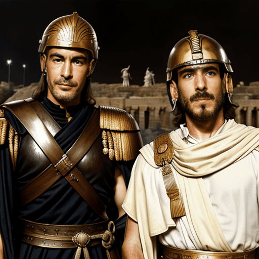Décor immersif Acropole et colonnes ioniques généré par IA