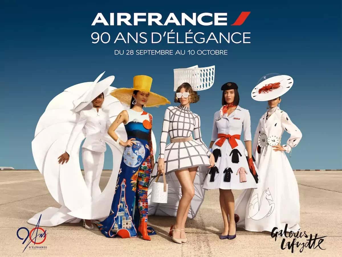 Soirée de gala Air France aux Galeries Lafayette