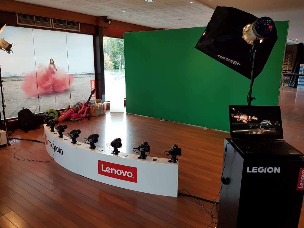 Bullet time fond vert Lenovo