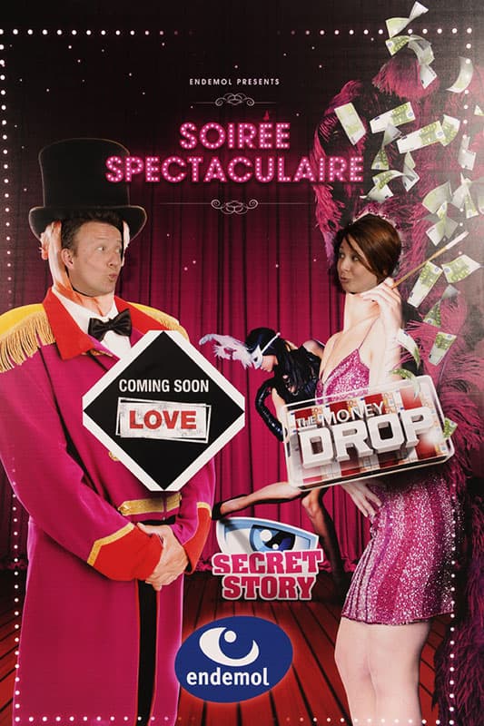 Animation borne photo et reportage photo pour Endemol - lancement de Coming Soon Love et The Money Drop en marge MIPTV 2011 à Cannes
