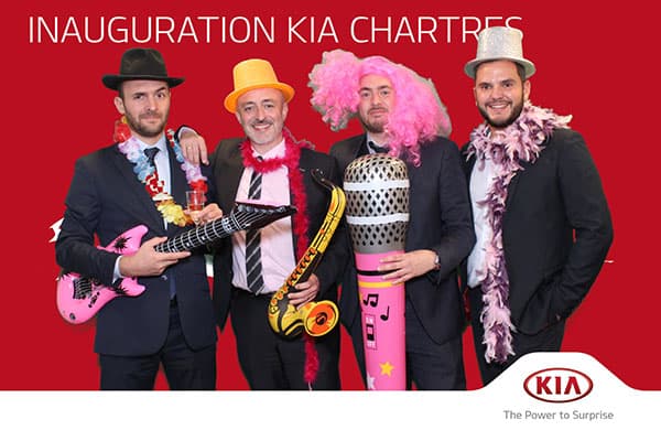 Photobooth Fond Vert KIA