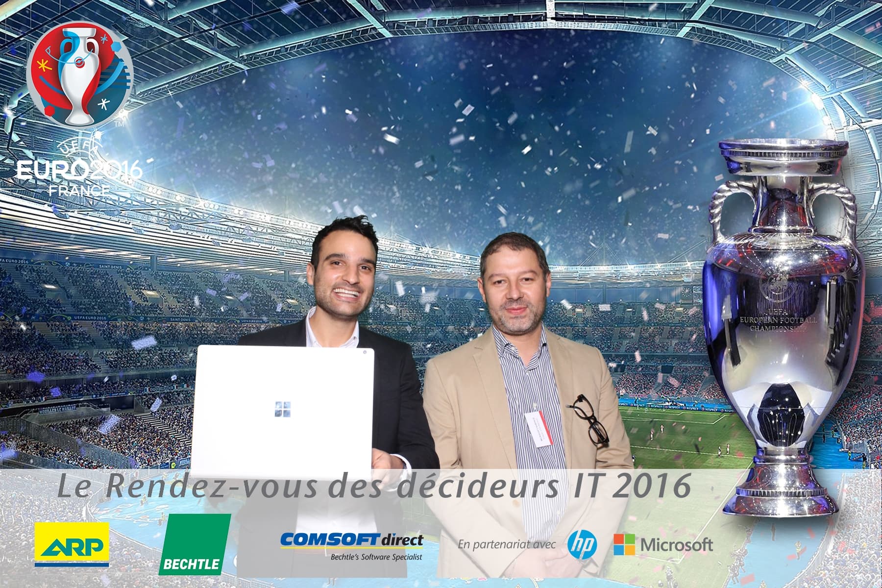 Photobooth Fond Vert @Microsoft