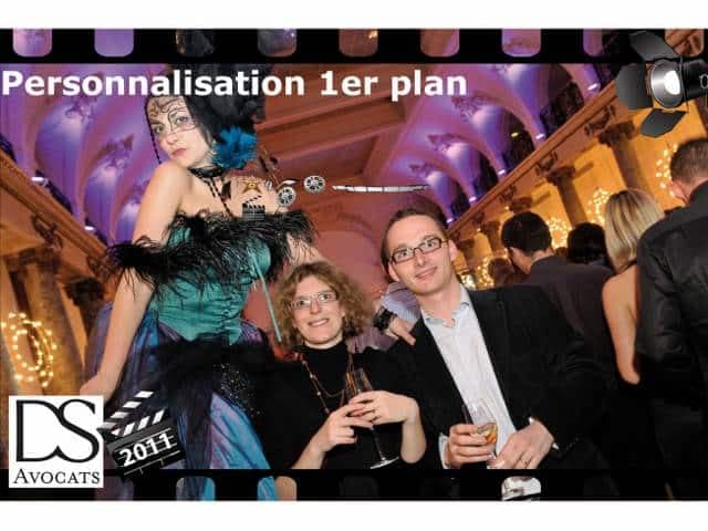 Tirage photobooth personnalisé aux couleurs de la marque