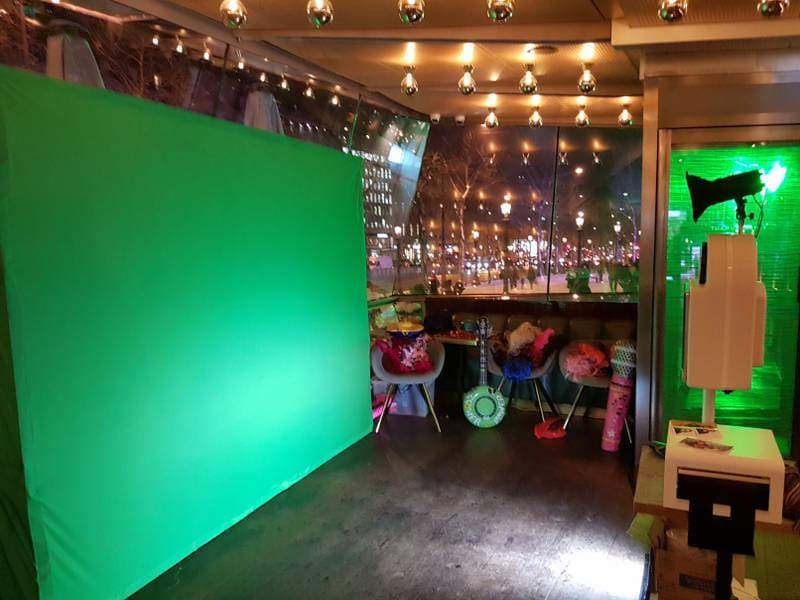 photobooth fond vert