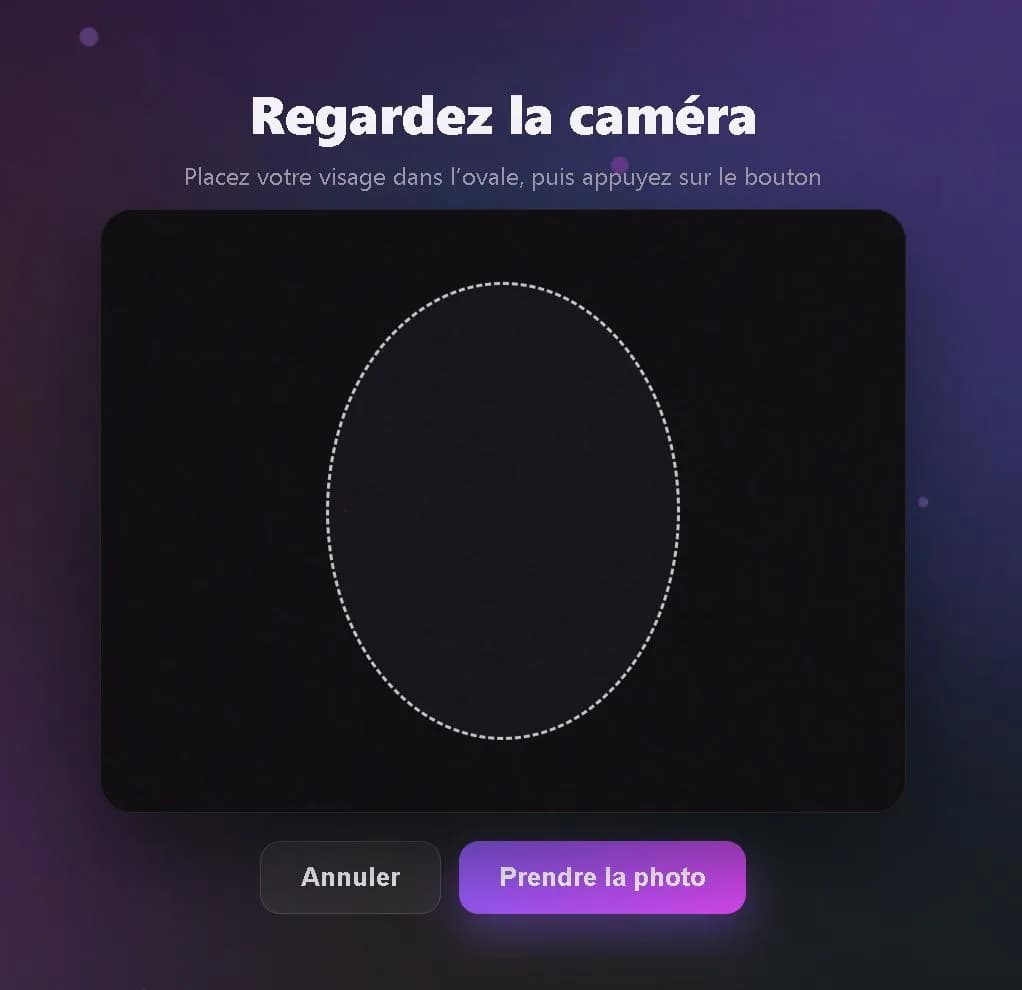 Recherche par selfie