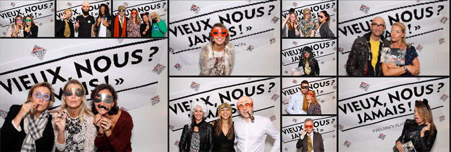 Illustration de Animation photobox party photocall vernissage de l’exposition Damart , 227633907