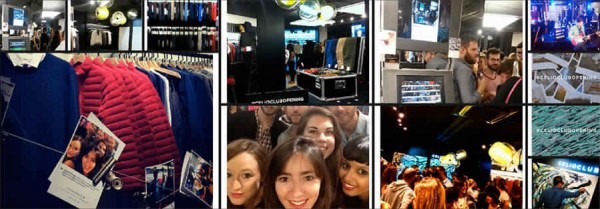 Animation instaprint via un #Hashtag de l'événement - Ouverture boutique Celio Club à paris bd saint germain