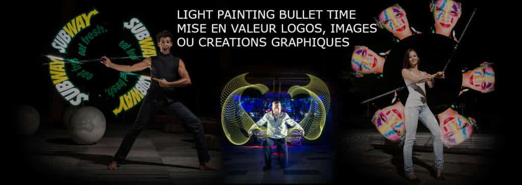 light painting bullet time